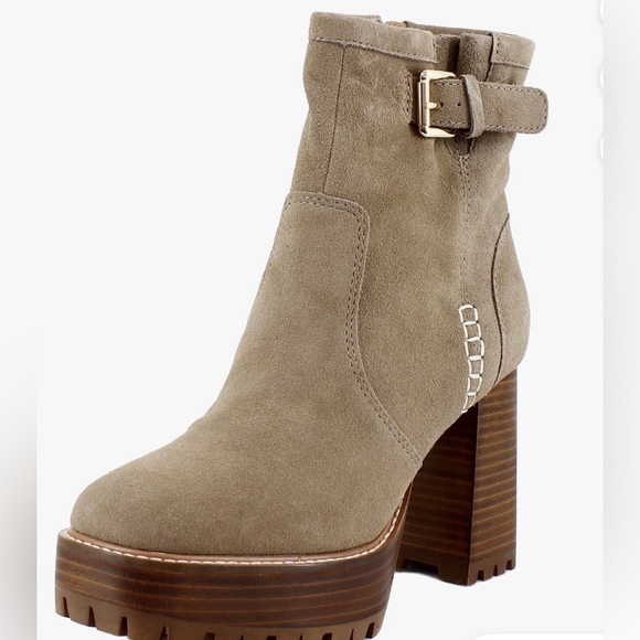 Steve Madden Shoes - Steve Madden Summit Women's Boots Taupe Suede Size 8.5 NWOB